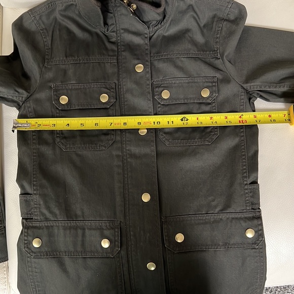 J.Crew Resin-coated twill field jacket-size XXS - Picture 7 of 8